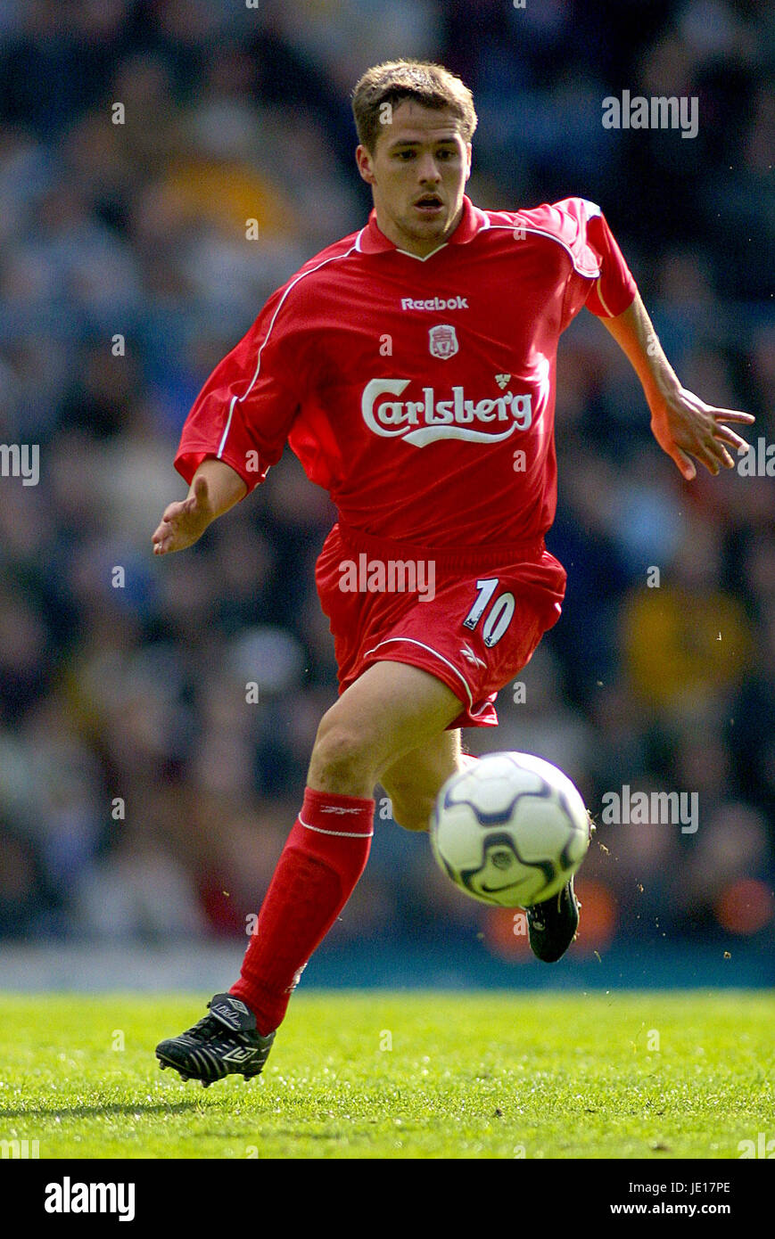 Michael Owen Liverpool Fc 28 April 2001 Stock Photo Alamy