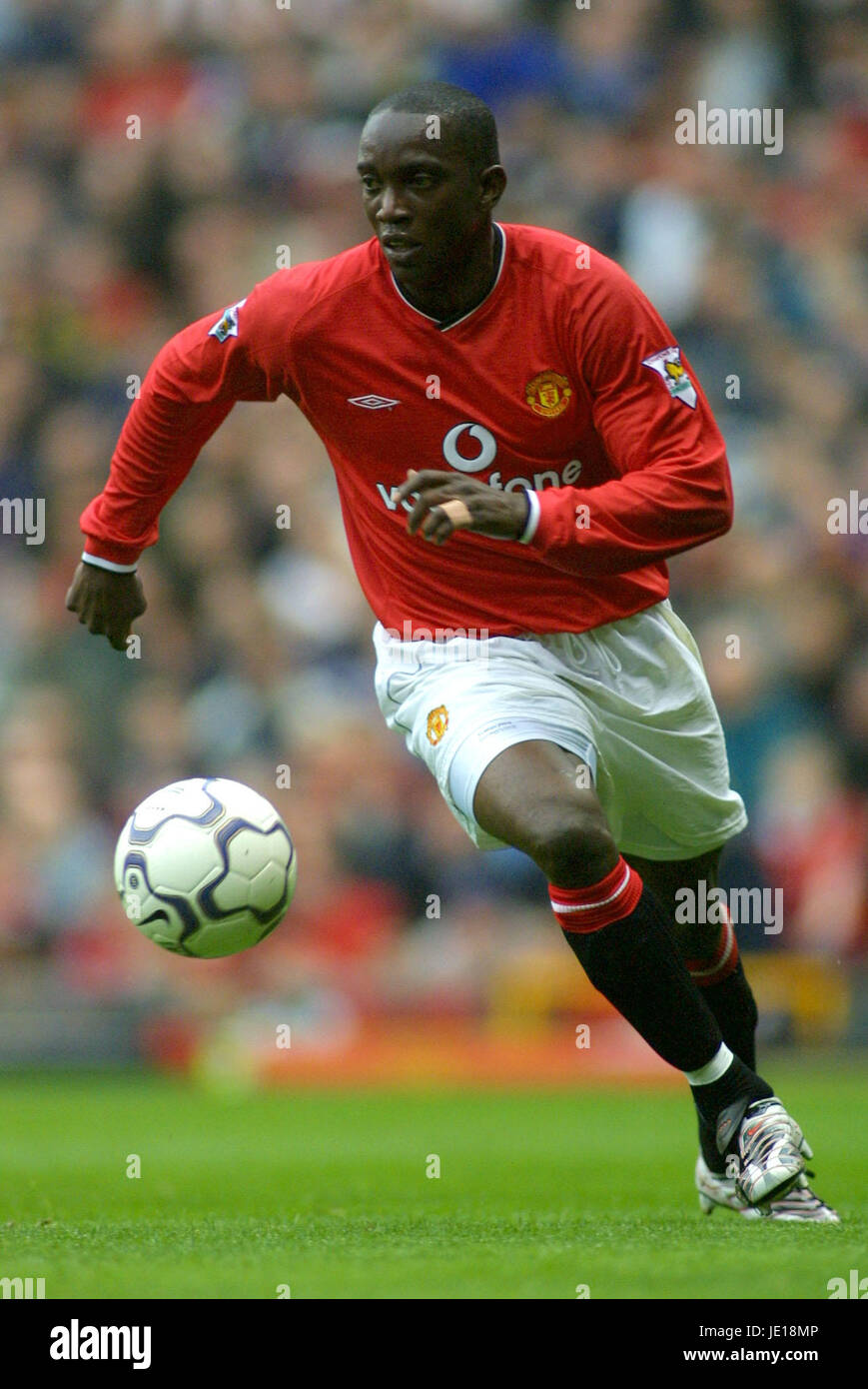 DWIGHT YORKE MANCHESTER UNITED FC OLD TRAFFORD MANCHESTER 20 October