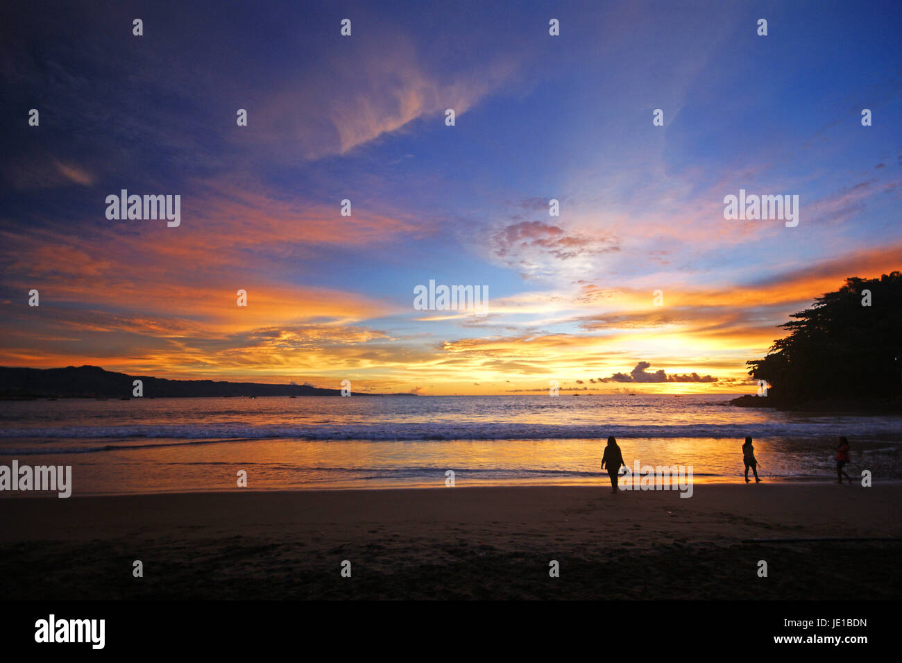 Pelabuhan Ratu Beach, Sukabumi, West Java, Indonesia Stock Photo - Alamy