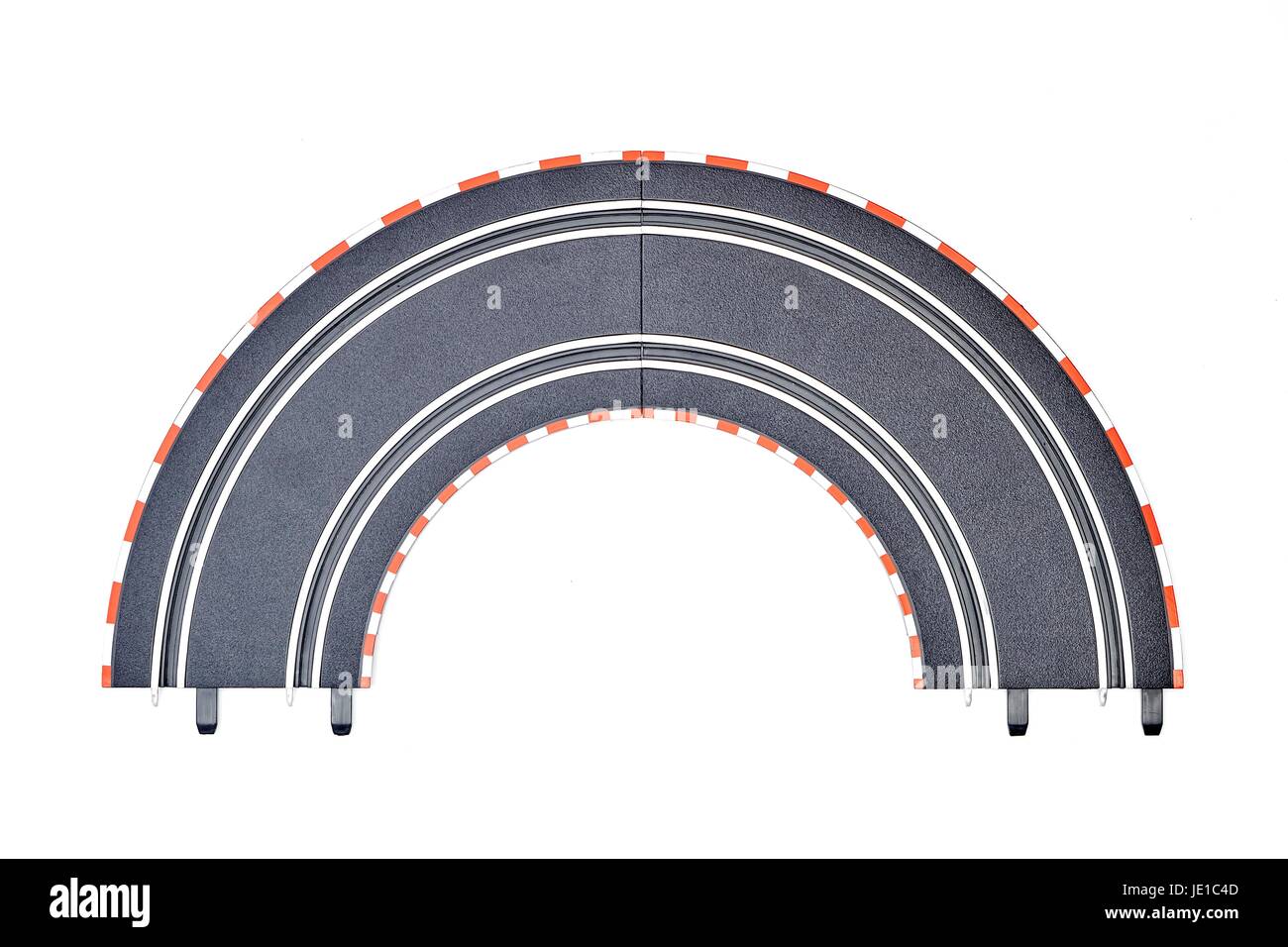 A studio photo of an electric slot car set Stock Photo Alamy