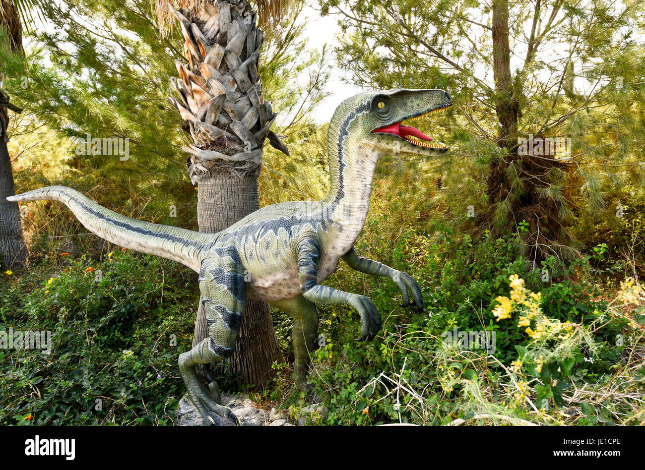 Large Dinosaurs on display at the Cabazon Dinosaur Museum in Cabazon