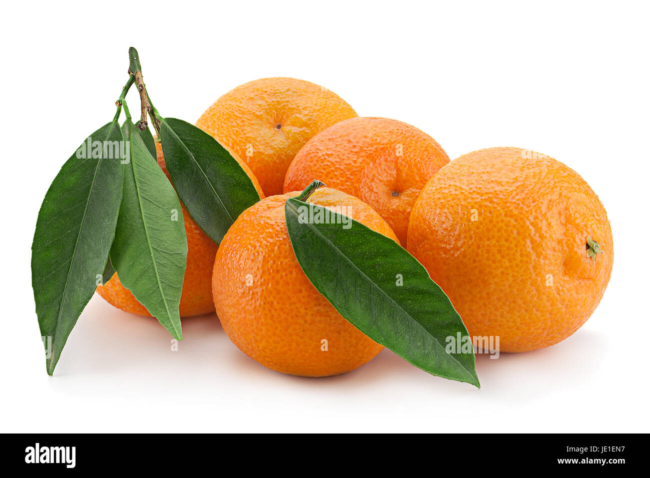 Tangerine tropical fruit isolated on white background Stock Photo Alamy