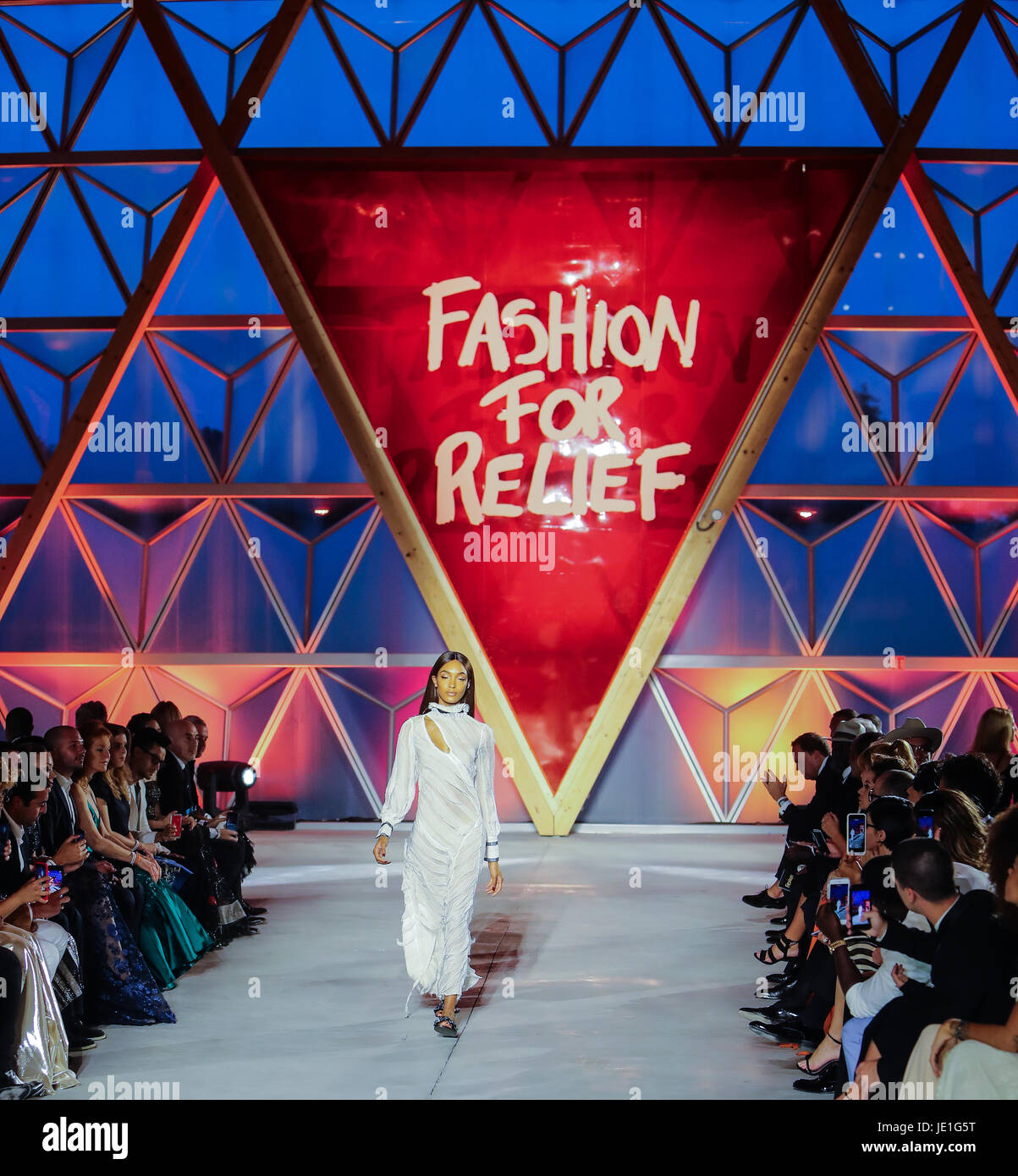 Fashion For Famine held at Hanger 16 at Cannes-Mandelieu Airport during