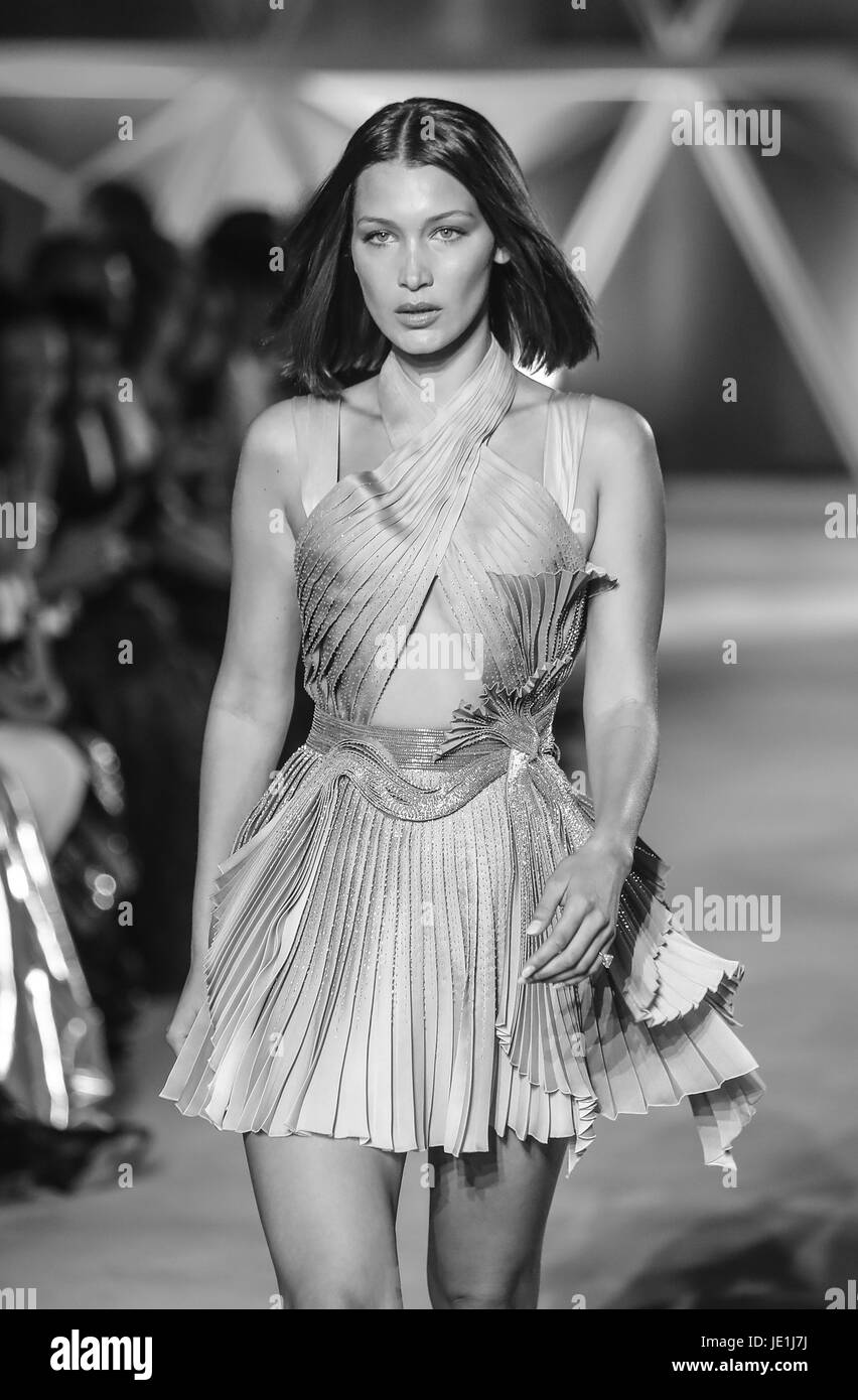 bella hadid black dress runway Corset Mini Dress – Straight Line Boutique