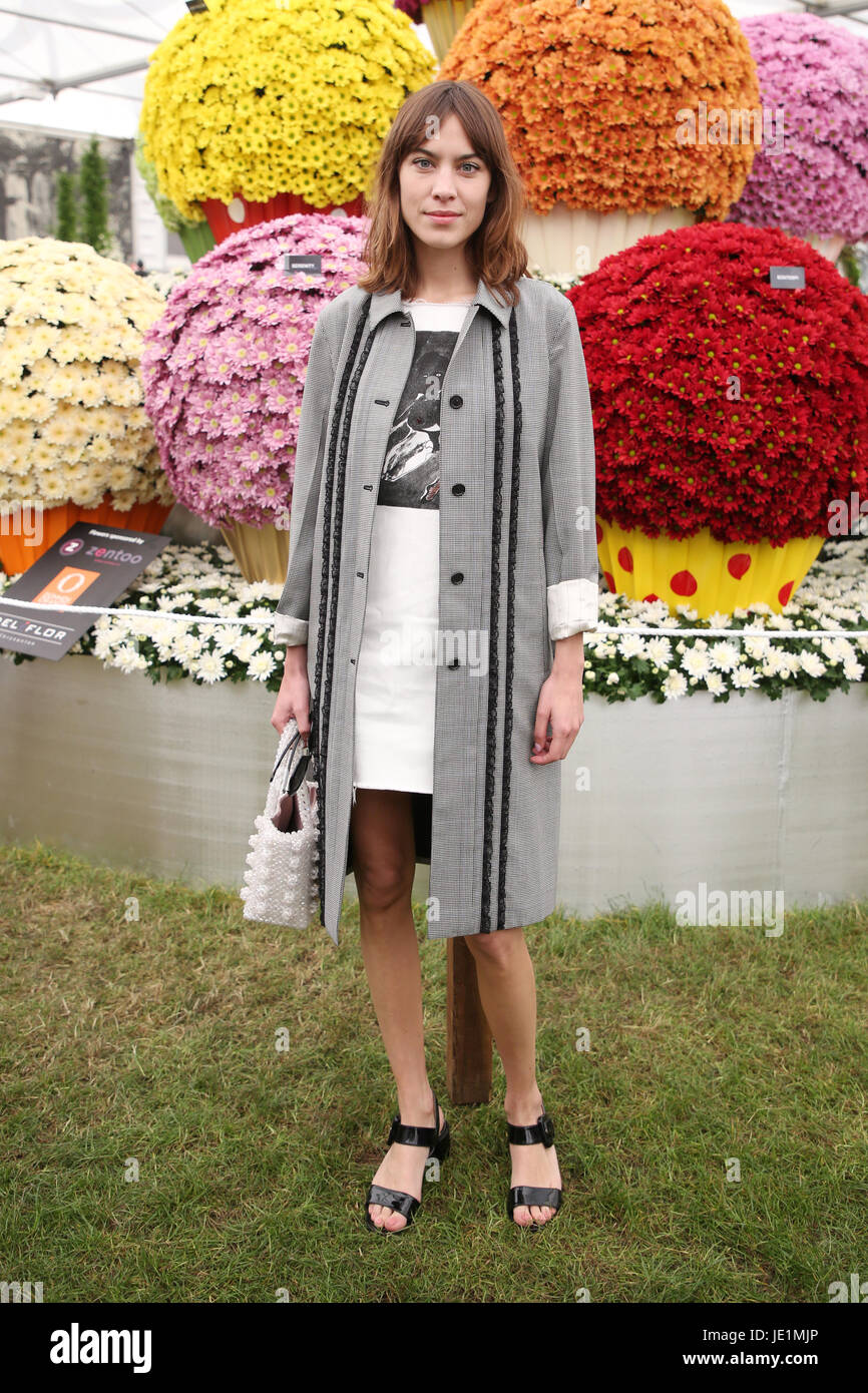 The Chelsea Flower Show 2017 Press Day Featuring: Alexa Chung Where:  London, United Kingdom When: 22 May 2017 Credit: Lia Toby/WENN.com Stock  Photo - Alamy