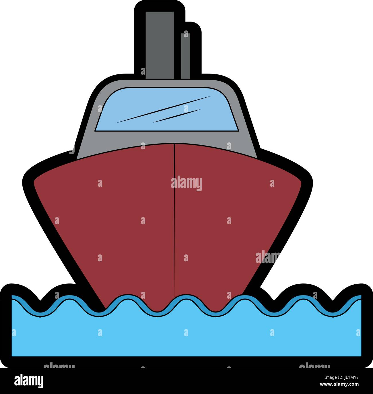isolated big ship Stock Vector Image & Art - Alamy