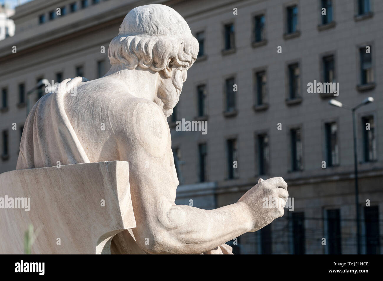 classic statues Plato in athens Stock Photo