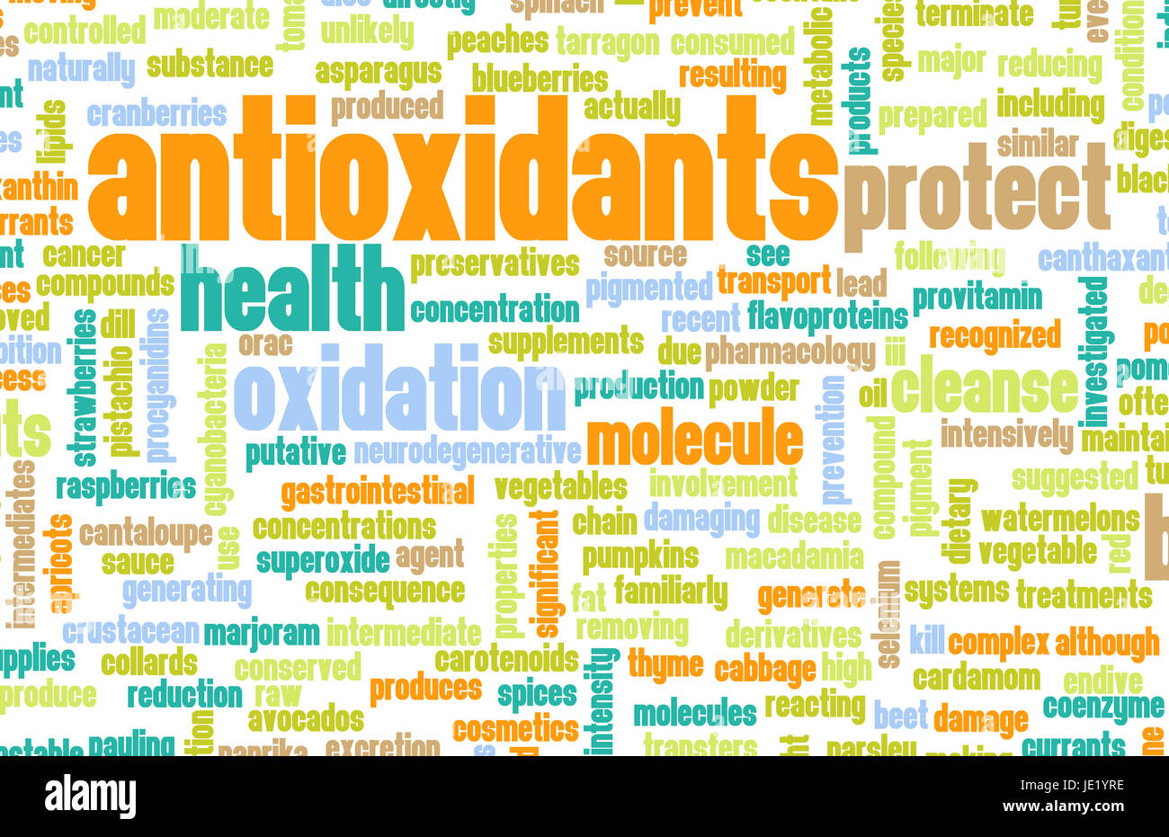 Antioxidants Concept or Anti Oxidants or Antioxidant Stock Photo Alamy