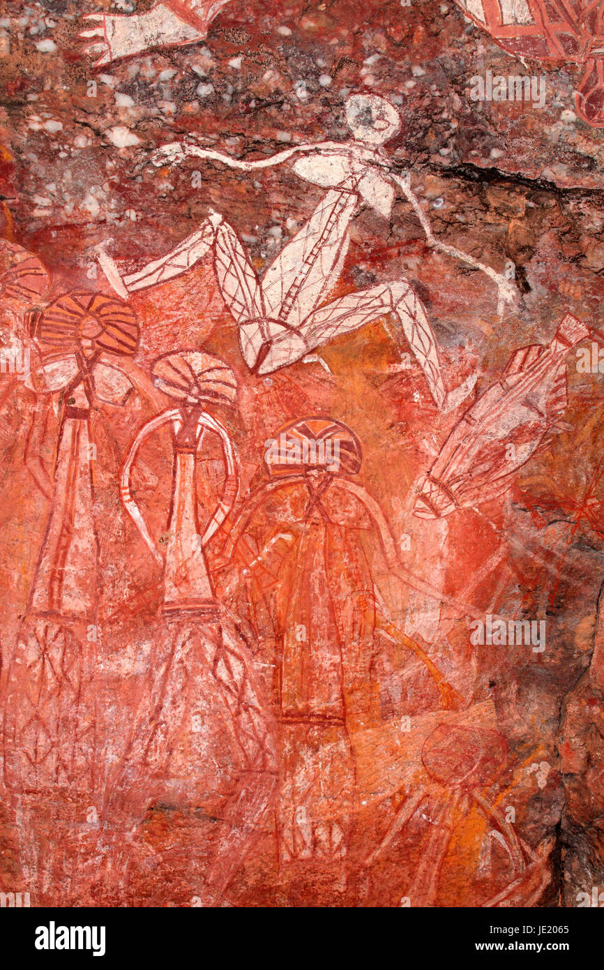 Aboriginal rock art at Nourlangie, Kakadu National Park, Northern
