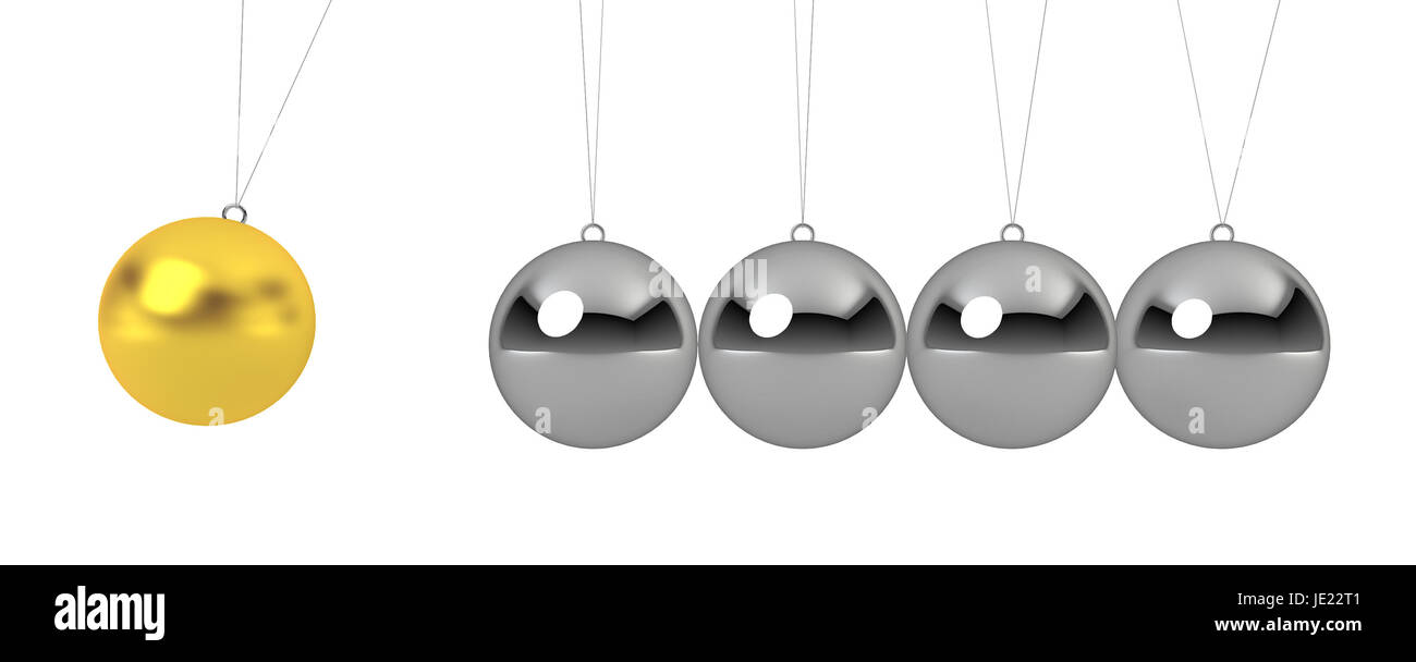 silver ball pendulum