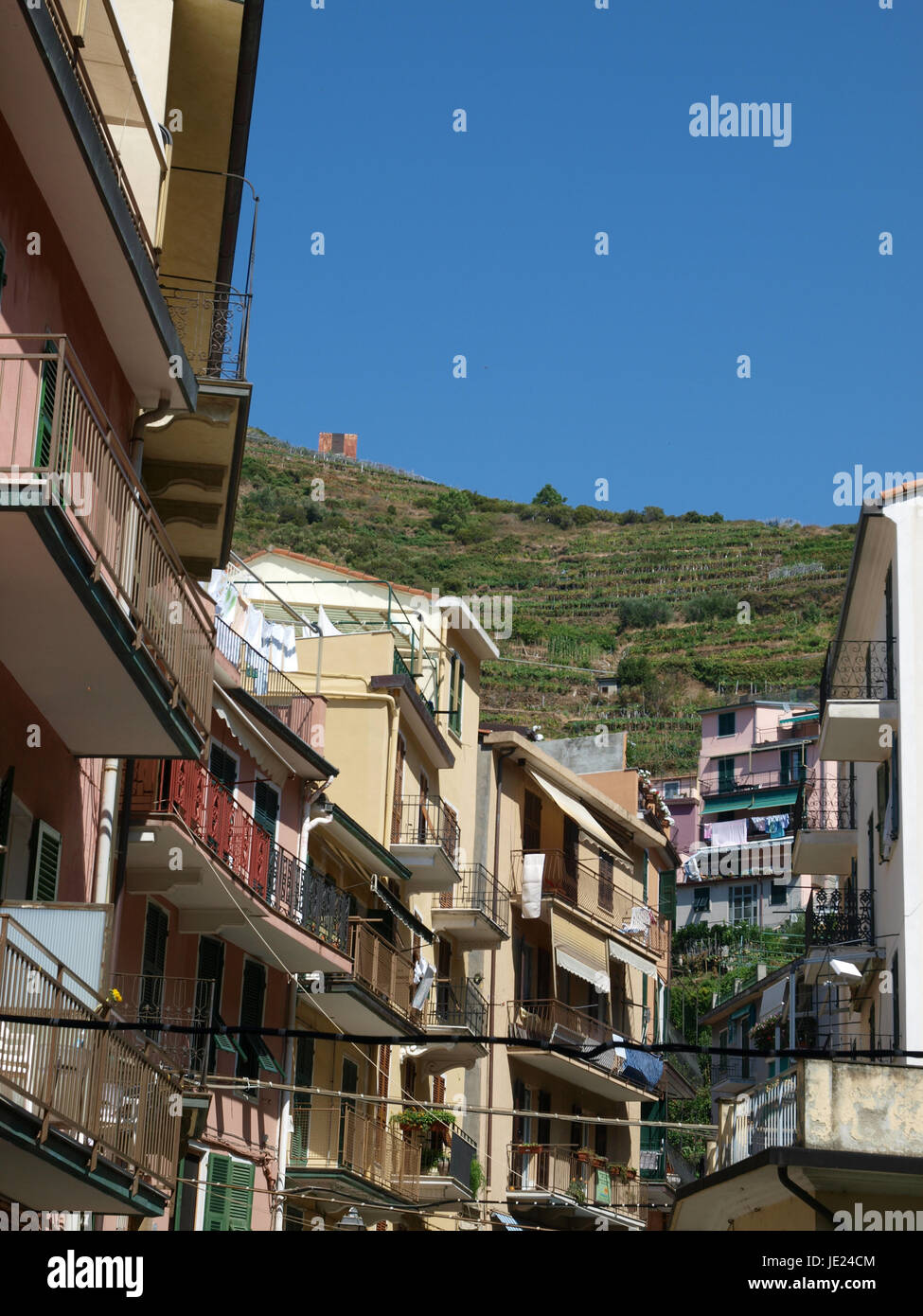 Manarola - one of the cities of Cinque Terre in italy Stock Photo