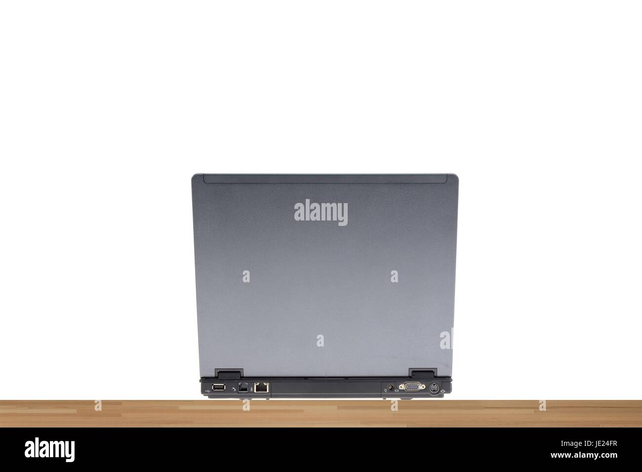 Slightly Open Computer A close up shot of a open laptop Stock Photo - Alamy