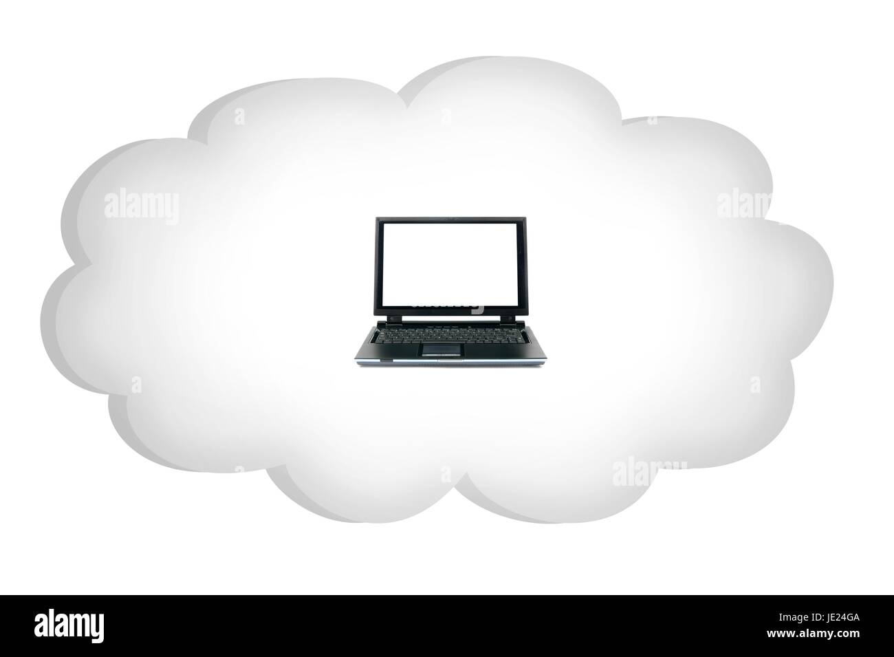A conceptual image of computer cloud storage Stock Photo - Alamy