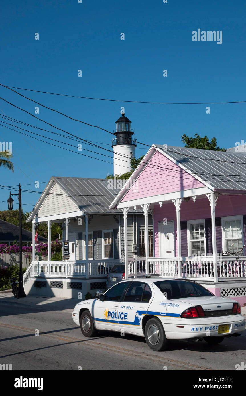 Police car in Key West, Florida, USA Stock Photo Alamy