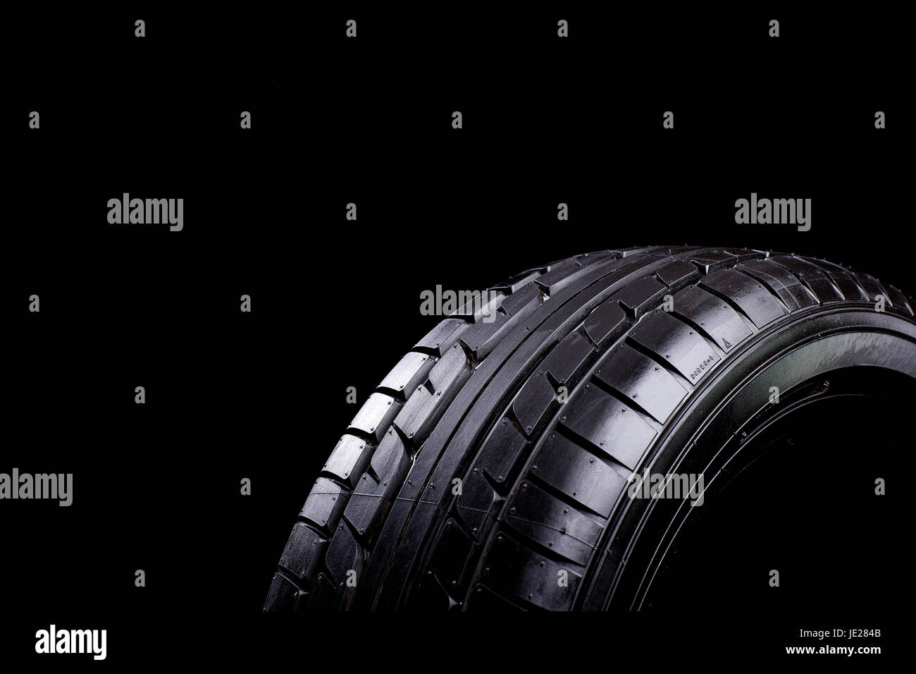 summer tires landscape Stock Photo