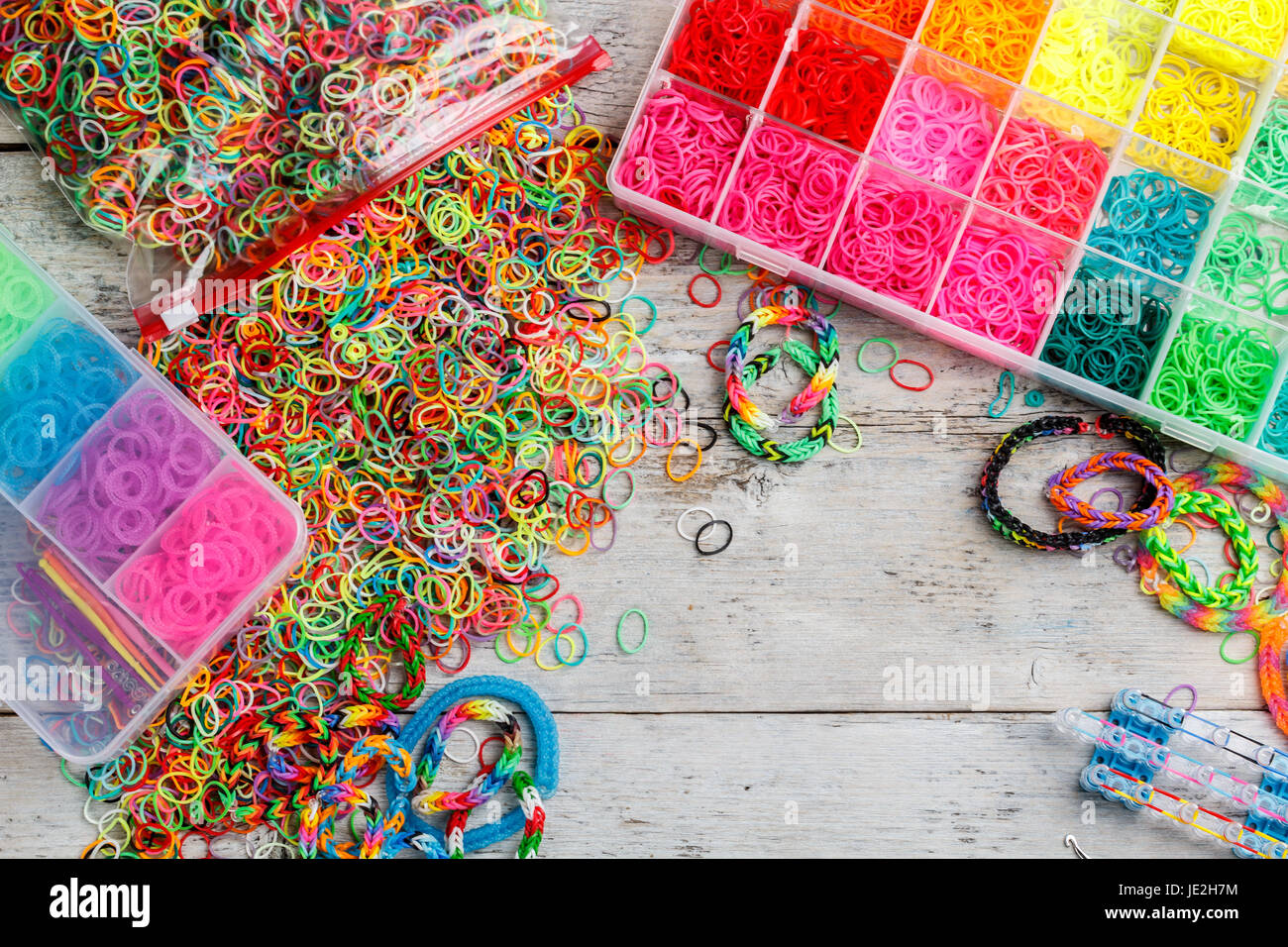 rainbow loom rubber bands kit