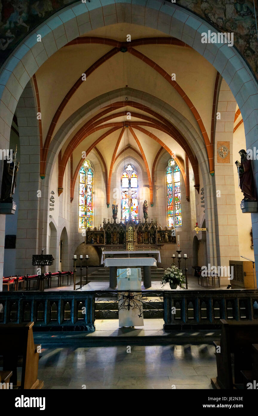Pfarrkiche Sankt Peter in Ketten, Montabaur, Rheinland-Pfalz Stock Photo