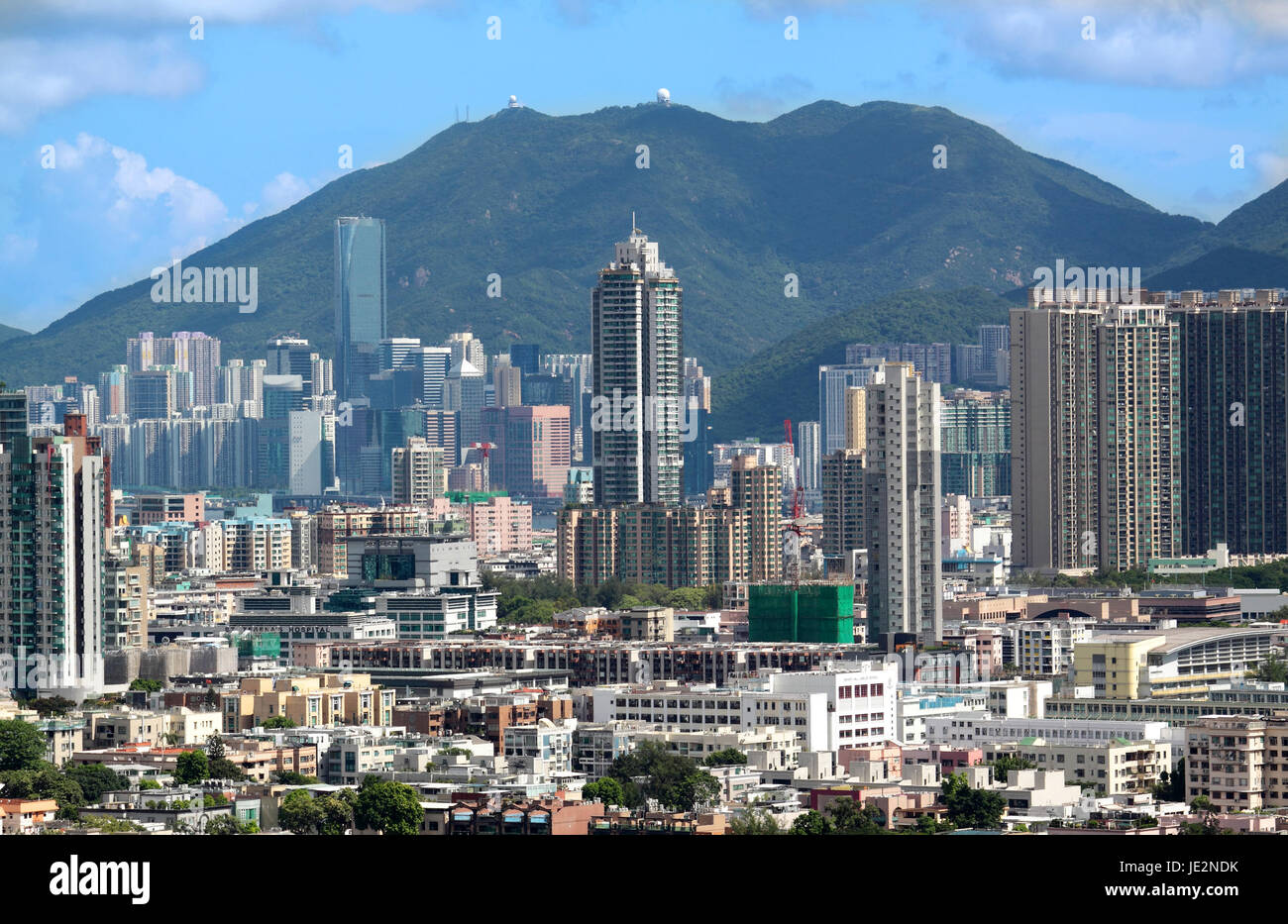 view over the modern city during the day Stock Photo - Alamy