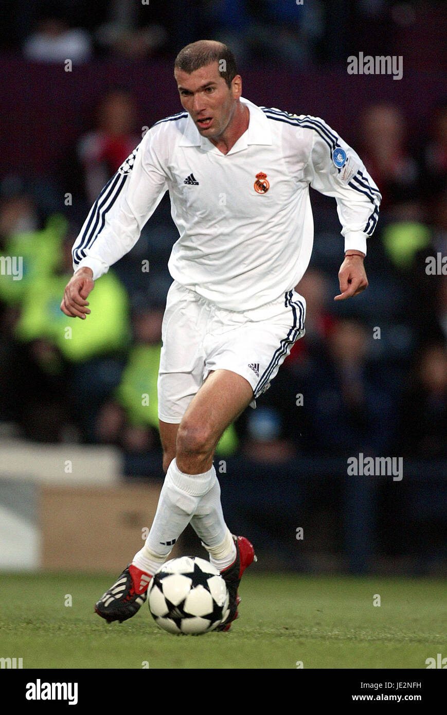 Zinadine Zidane Champions League Final 2002 Print Real Madrid C.F 