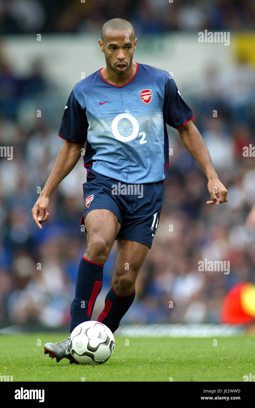 THIERRY HENRY ARSENAL FC ELLAND ROAD LEEDS 28 September 2002 Stock ...