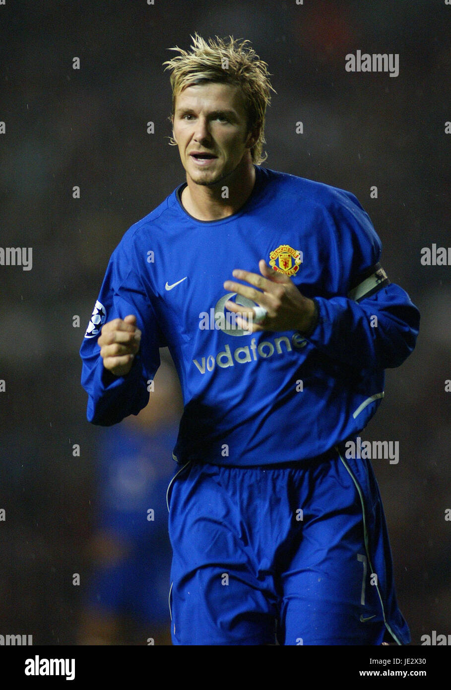DAVID BECKHAM MANCHESTER UNITED FC OLD TRAFFORD MANCESTER 01