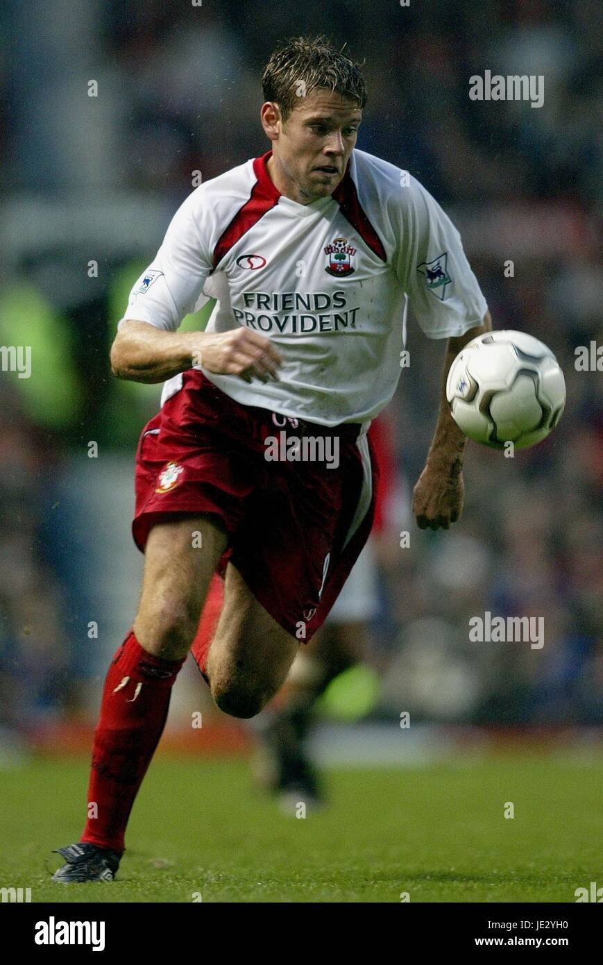 JAMES BEATTIE SOUTHAMPTON FC OLD TRAFFORD MANCESTER 02 November 2002 Stock Photo