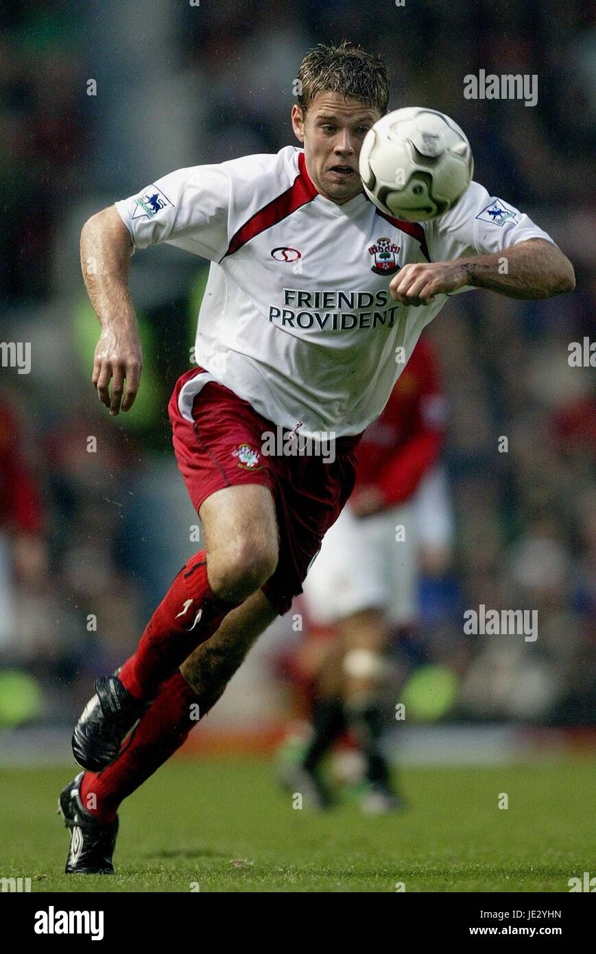 JAMES BEATTIE SOUTHAMPTON FC OLD TRAFFORD MANCESTER 02 November 2002 Stock Photo