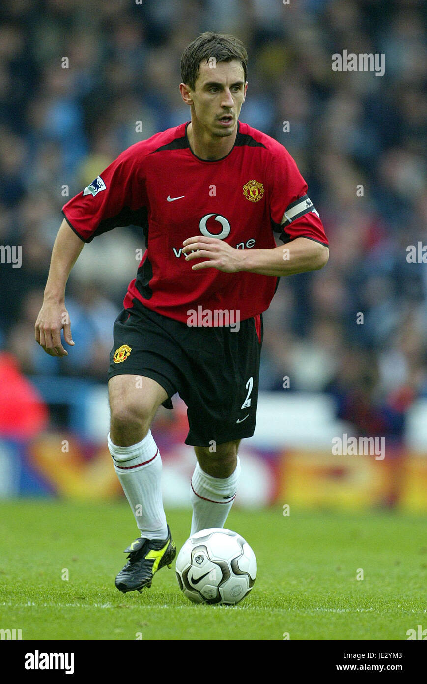 GARY NEVILLE MANCHESTER UNITED FC MAINE ROAD MANCHESTER