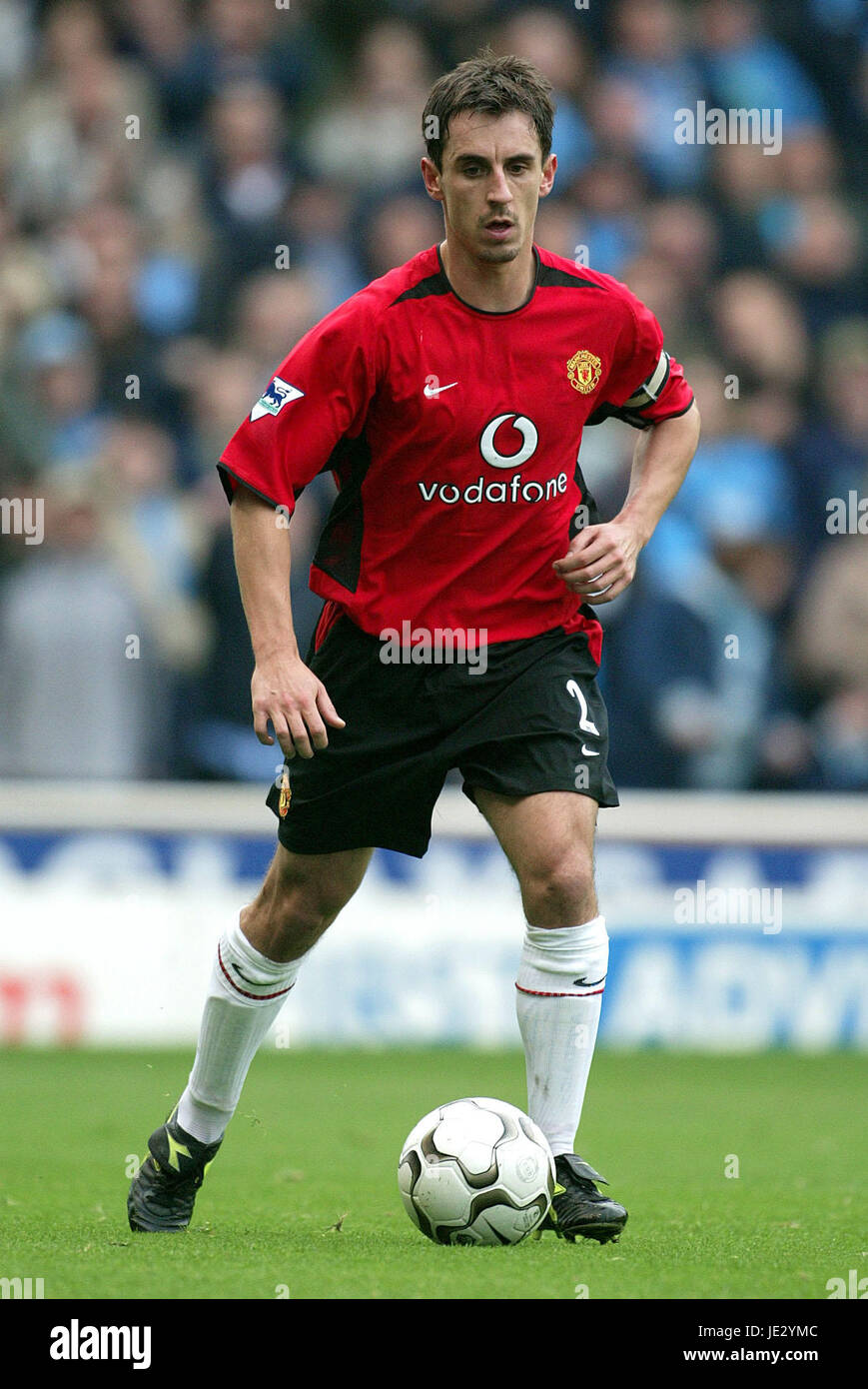 ■ Soccer Gary Neville　G・ネヴィル　M・ユナイテッド Gary Neville of Manchester United in action, circa 1998
