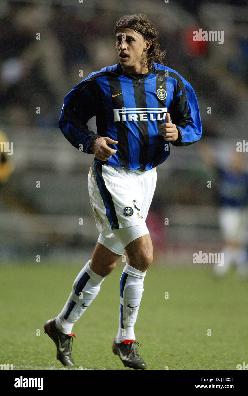 Hernan Crespo Inter Milan St James Park Newcastle 27 November 2002 Stock Photo Alamy