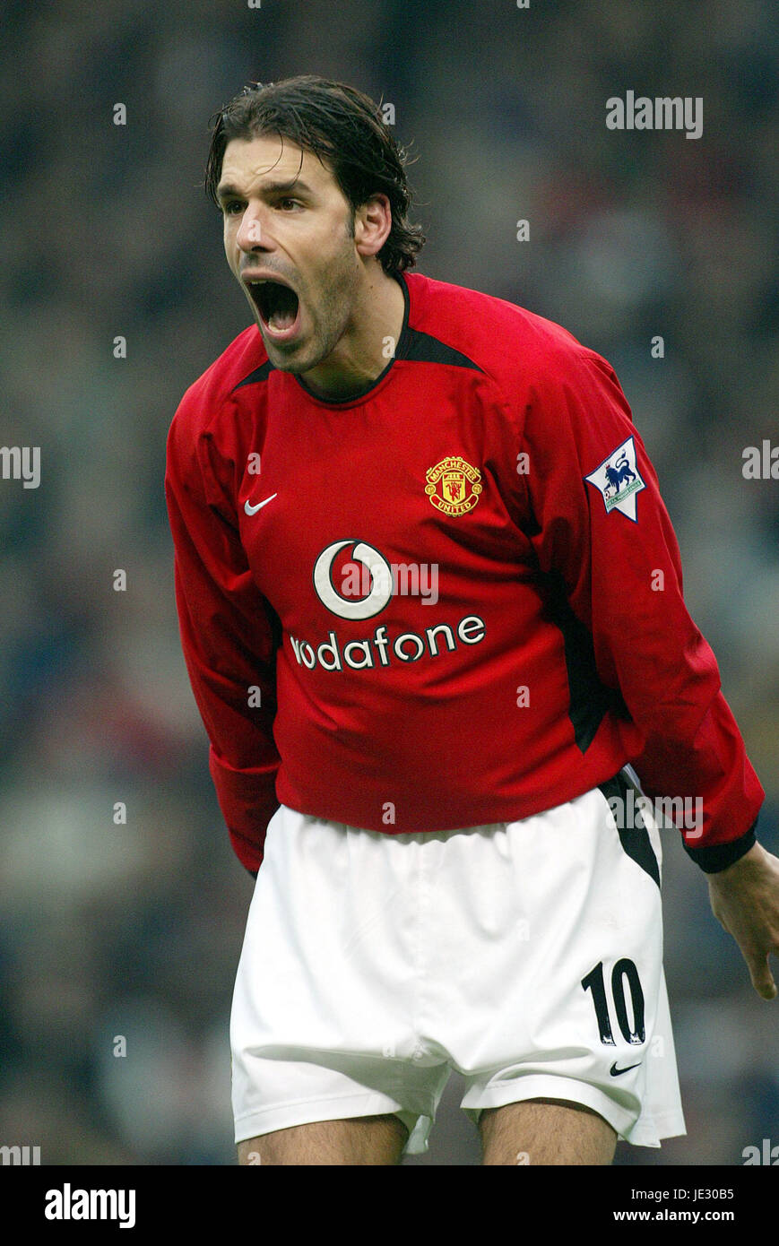 Ruud Van Nistelrooy Manchester United Fc Old Trafford Mancester 06 Stock Photo Alamy
