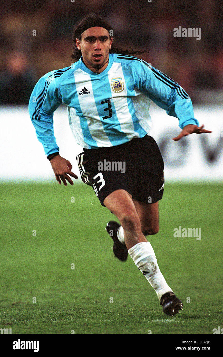 Juan Pablo Sorin Argentina Cruzeiro Stuttgart Germany 17 April 02 Stock Photo Alamy