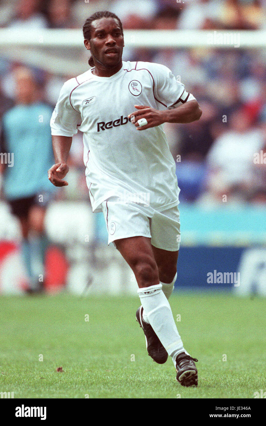 Jay Jay Okocha Bolton Wanderers Fc Reebok Stadium Bolton England 30 August 03 Stock Photo Alamy
