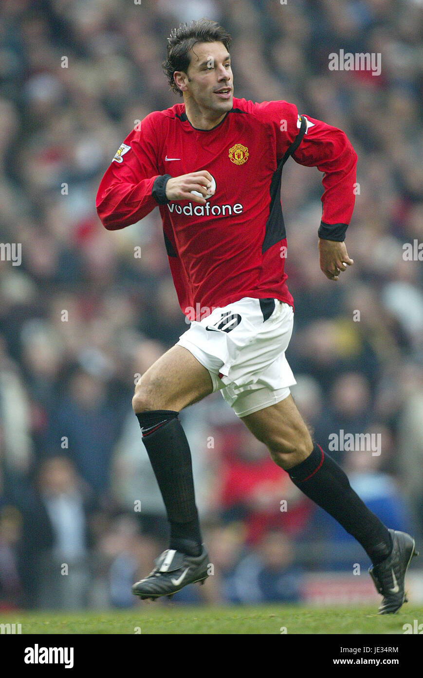 RUUD VAN NISTELROOY MANCHESTER UNITED FC MANCHESTER ENGLAND OLD TRAFFORD 22 November 2003 Stock Photo