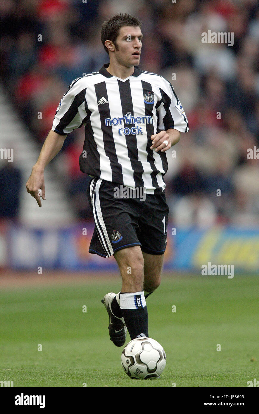 AARON HUGHES NEWCASTLE UNITED FC RIVERSIDE STADIUM MIDDLESBROUGH 19 ...