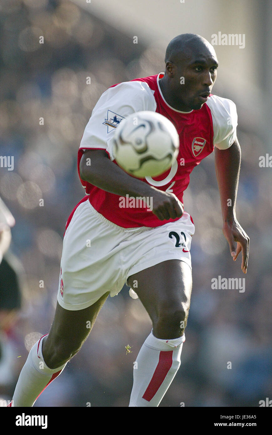 SOL CAMPBELL ARSENAL FC HIGHBURY LONDON ENGLAND 18 October 2003 Stock Photo