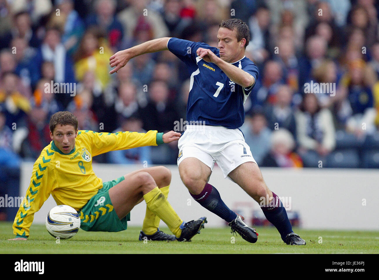 GAVIN RAE & BARAVICIUS SCOTLAND V LITHUANIA HAMPDEN PARK GLASGOW ...