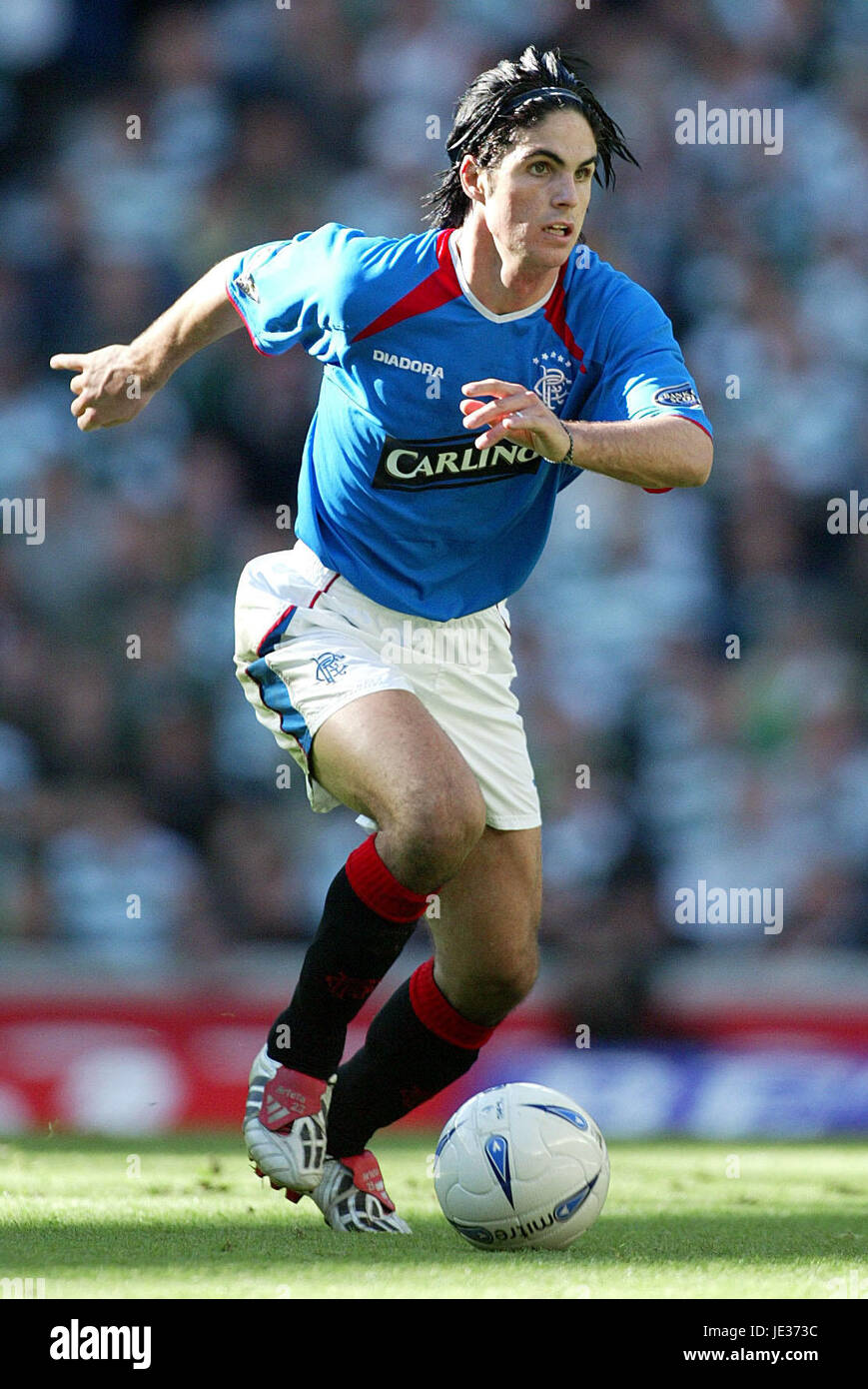 MIKEL ARTETA GLASGOW RANGERS FC IBROX STADIUM GLASGOW SCOTLAND 04