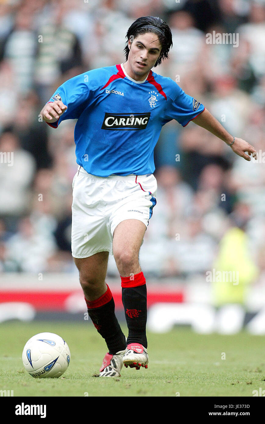 MIKEL ARTETA GLASGOW RANGERS FC IBROX STADIUM GLASGOW SCOTLAND 04