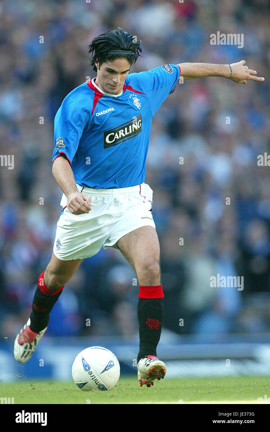 MIKEL ARTETA GLASGOW RANGERS FC IBROX STADIUM GLASGOW SCOTLAND 04