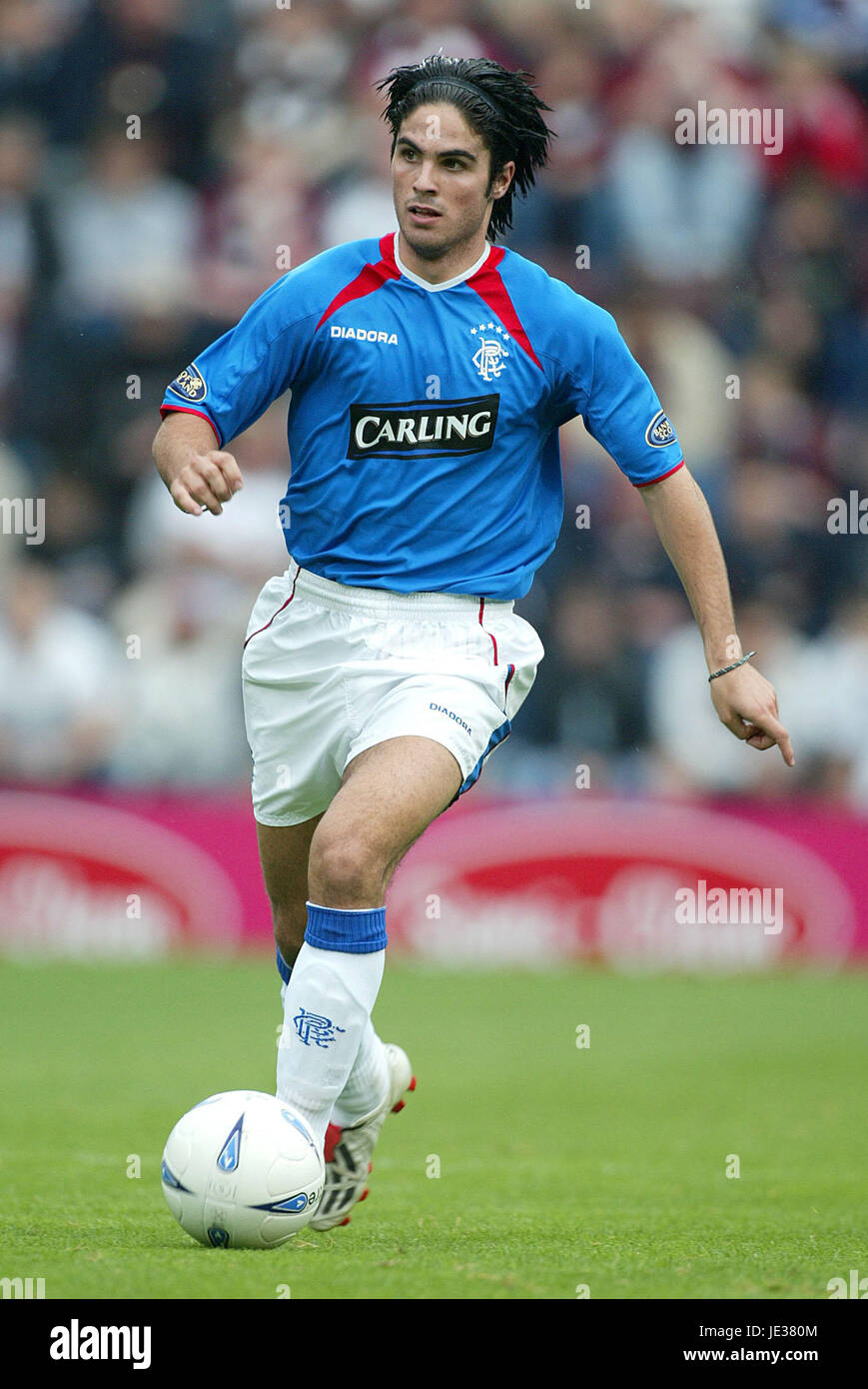 MIKEL ARTETA GLASGOW RANGERS FC TYNECASTLE STADIUM EDINBURGH 21