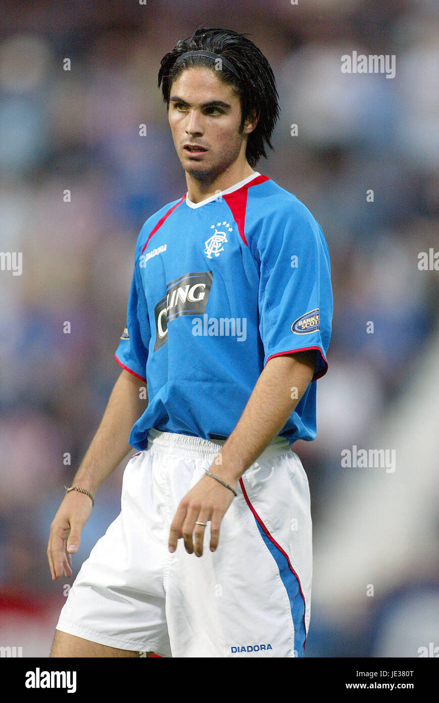 MIKEL ARTETA GLASGOW RANGERS FC TYNECASTLE STADIUM EDINBURGH 21