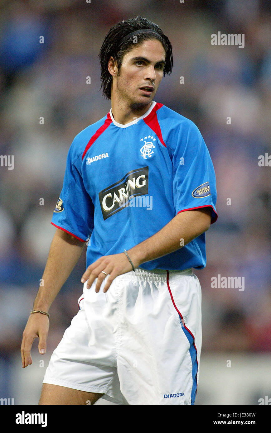 MIKEL ARTETA GLASGOW RANGERS FC TYNECASTLE STADIUM EDINBURGH 21