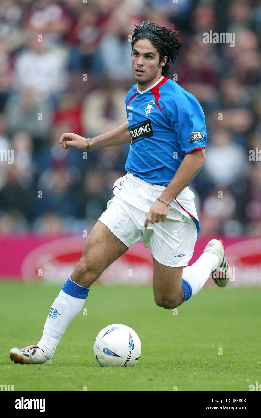 MIKEL ARTETA GLASGOW RANGERS FC TYNECASTLE STADIUM EDINBURGH 21