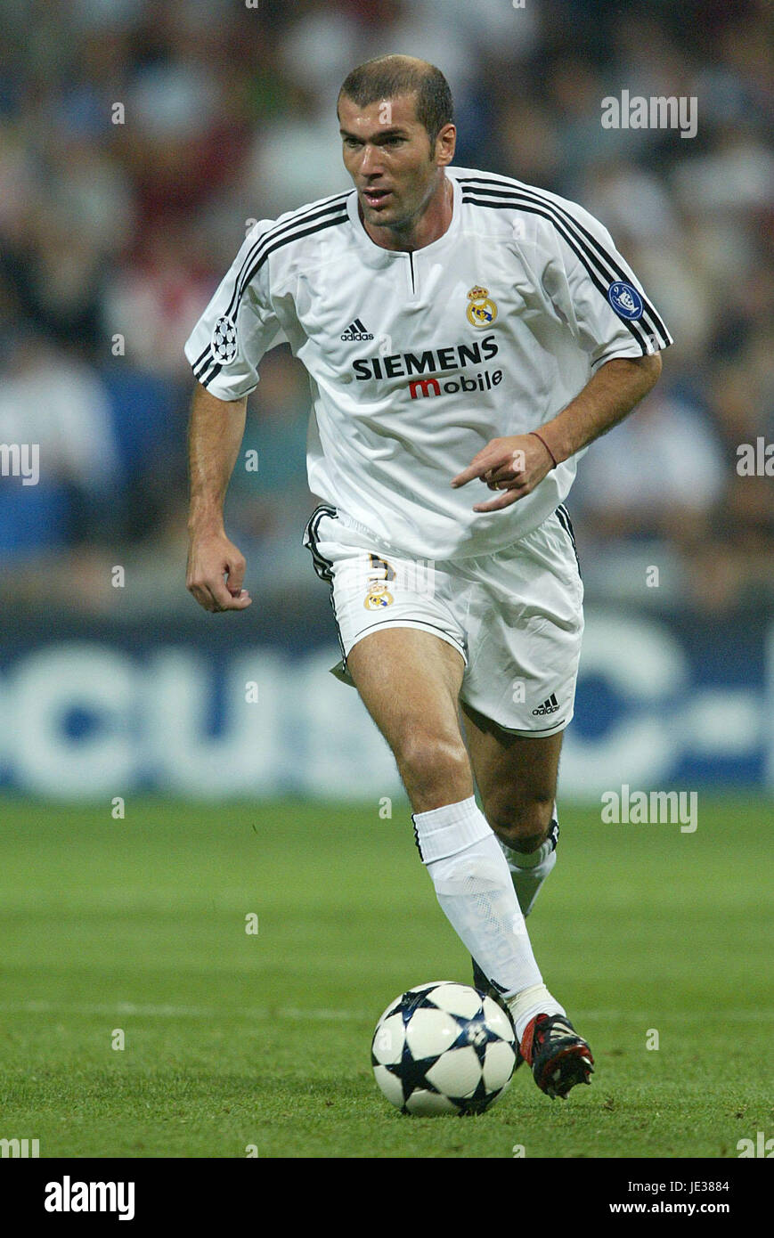 ZINEDINE ZIDANE, REAL MADRID 2003 FOOTBALL ROOKIE CARD ONZE