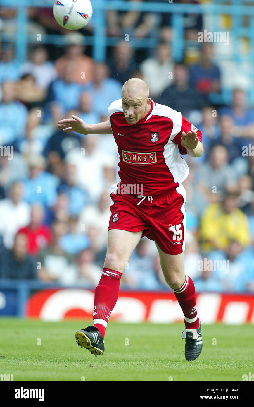 NEIL EMBLEN WALSALL FC HIGHFIELD ROAD COVENTRY 16 August 2003 Stock Photo