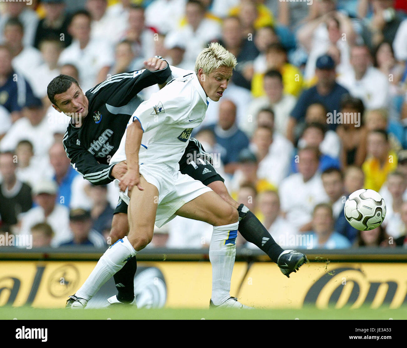 Alan Smith Gary Speed Leeds Utd V Newcastle Utd Elland Road Leeds Stock Photo Alamy