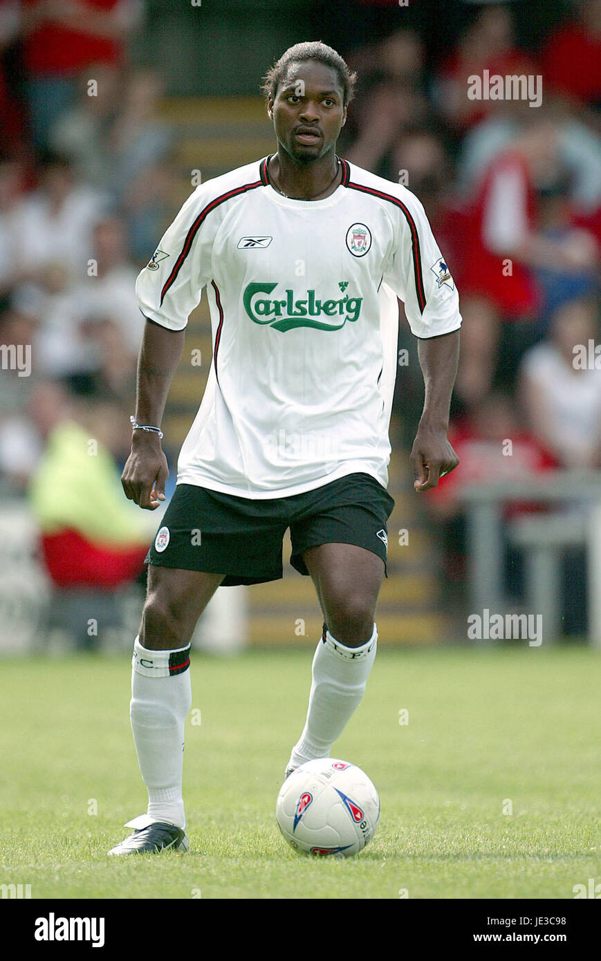 SALIF DIAO LIVERPOOL FC CREWE ENGLAND 19 July 2003 Stock Photo