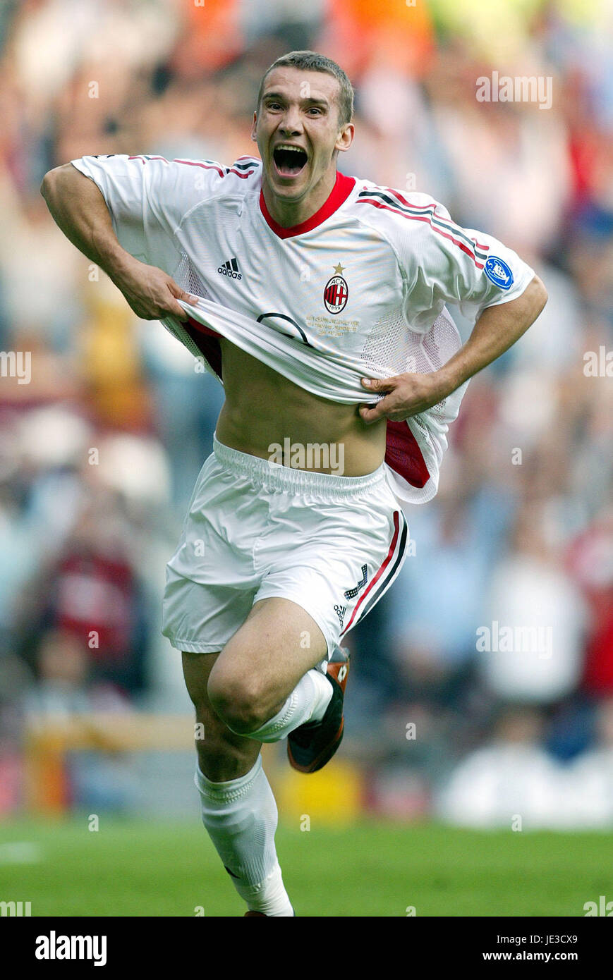 ANDRIY SHEVCHENKO JUVENTUS V AC MILAN OLD TRAFFORD MANCHESTER ENGLAND ...