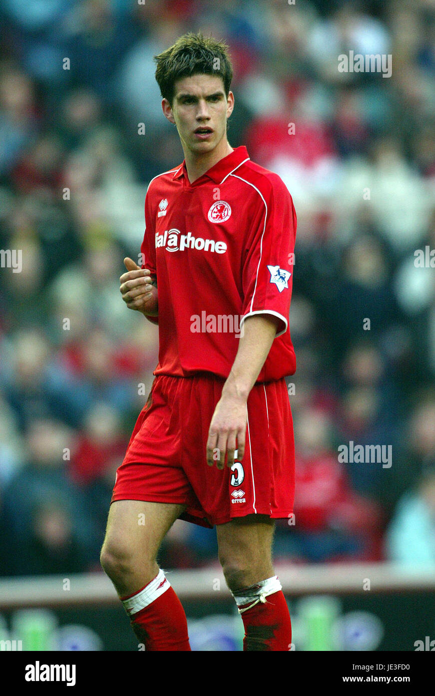 CHRIS RIGGOTT MIDDLESBROUGH FC RIVERSIDE STADIUM MIDDLESBROUGH ENGLAND